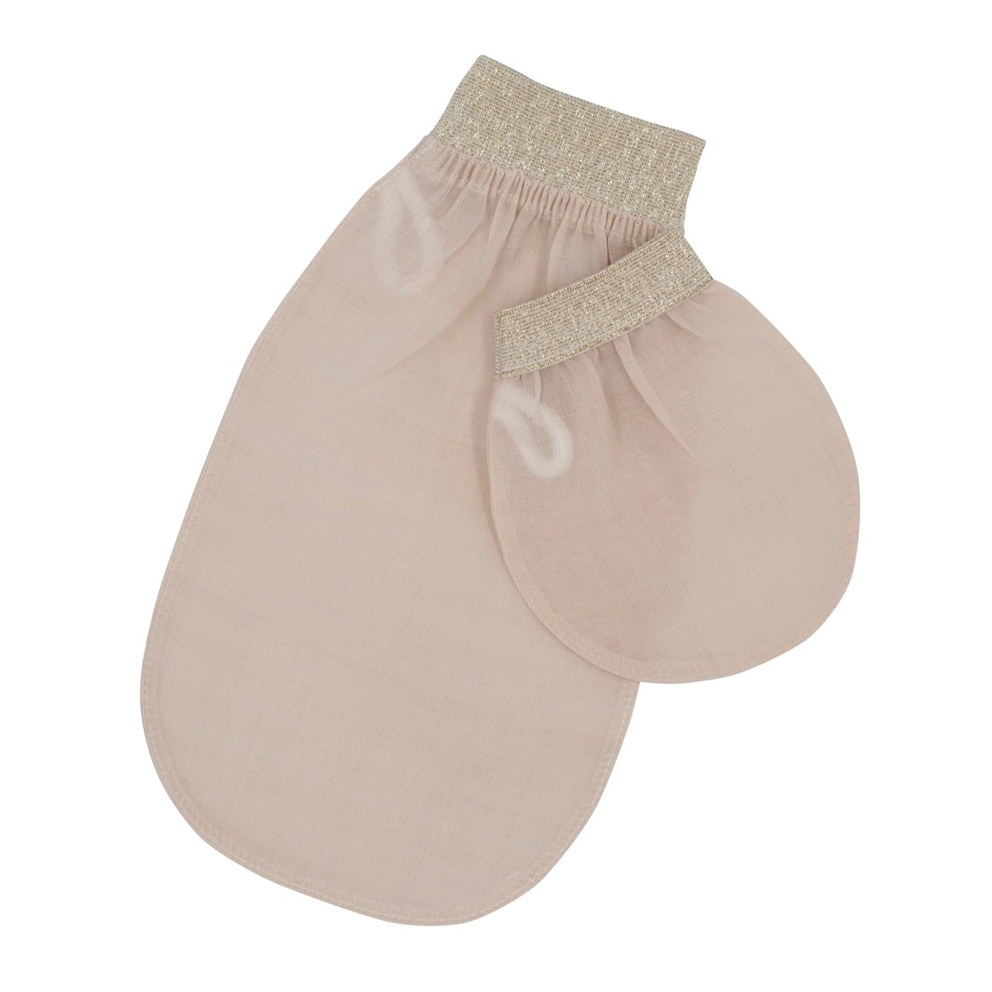 Feel Fine Turkish Exfoliating Mitt Set ? 100% Raw Silk Hammam Kese Glove for Men & Women | Handcrafted Turkish Skin Peeling Scrubber, Eco-Friendly