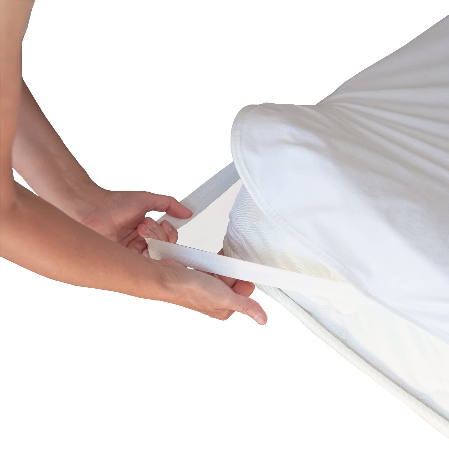 Twillie – Waterproof Mattress Protector 80 x 200 cm with 4 Elastic Bands – Oeko Tex Certified – Ultra Thin, Ultra Resistant, Ultra Soft