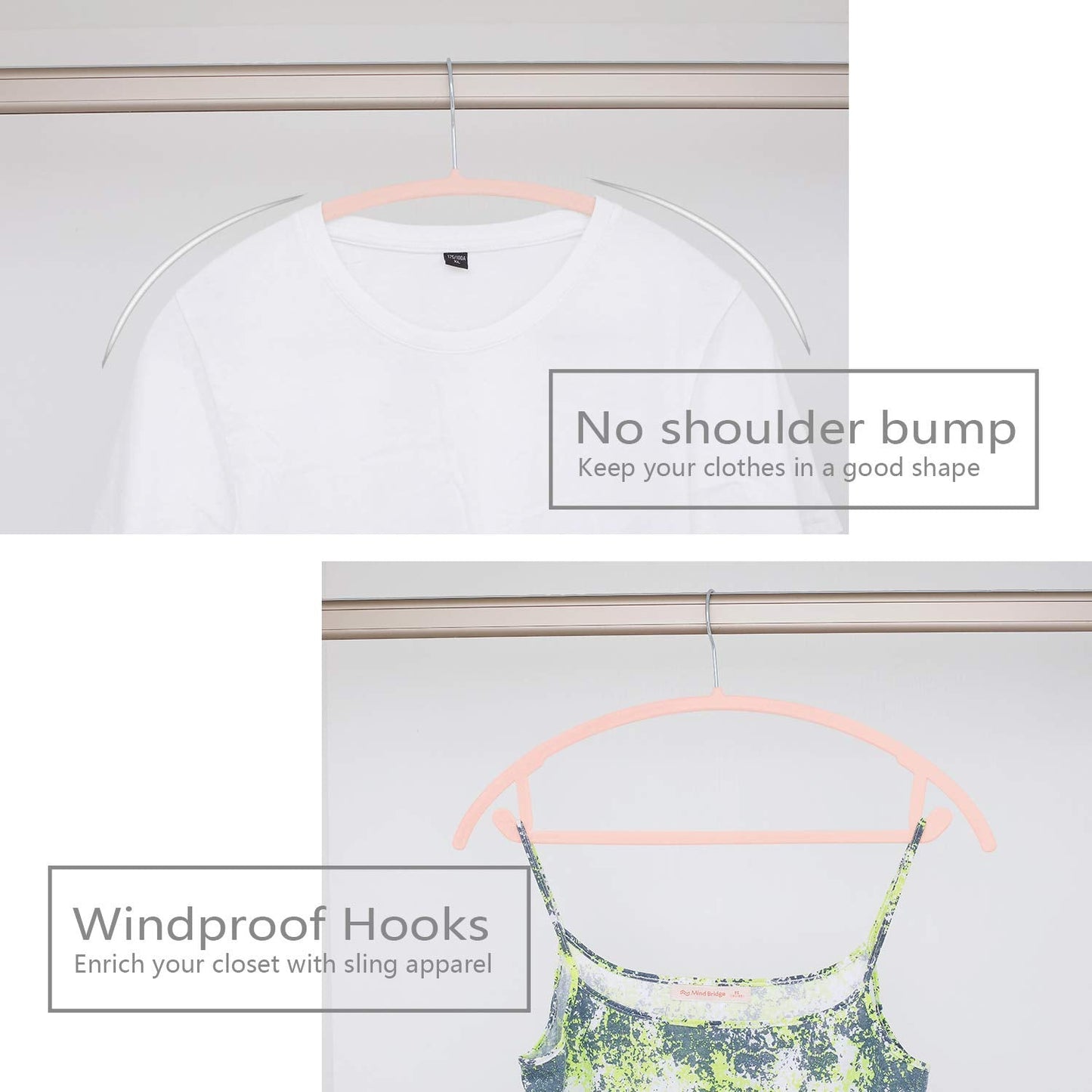 Premium Velvet Hangers (Pack of 50) Heavyduty- Non Slip No Shoulder Bump Suit Hangers