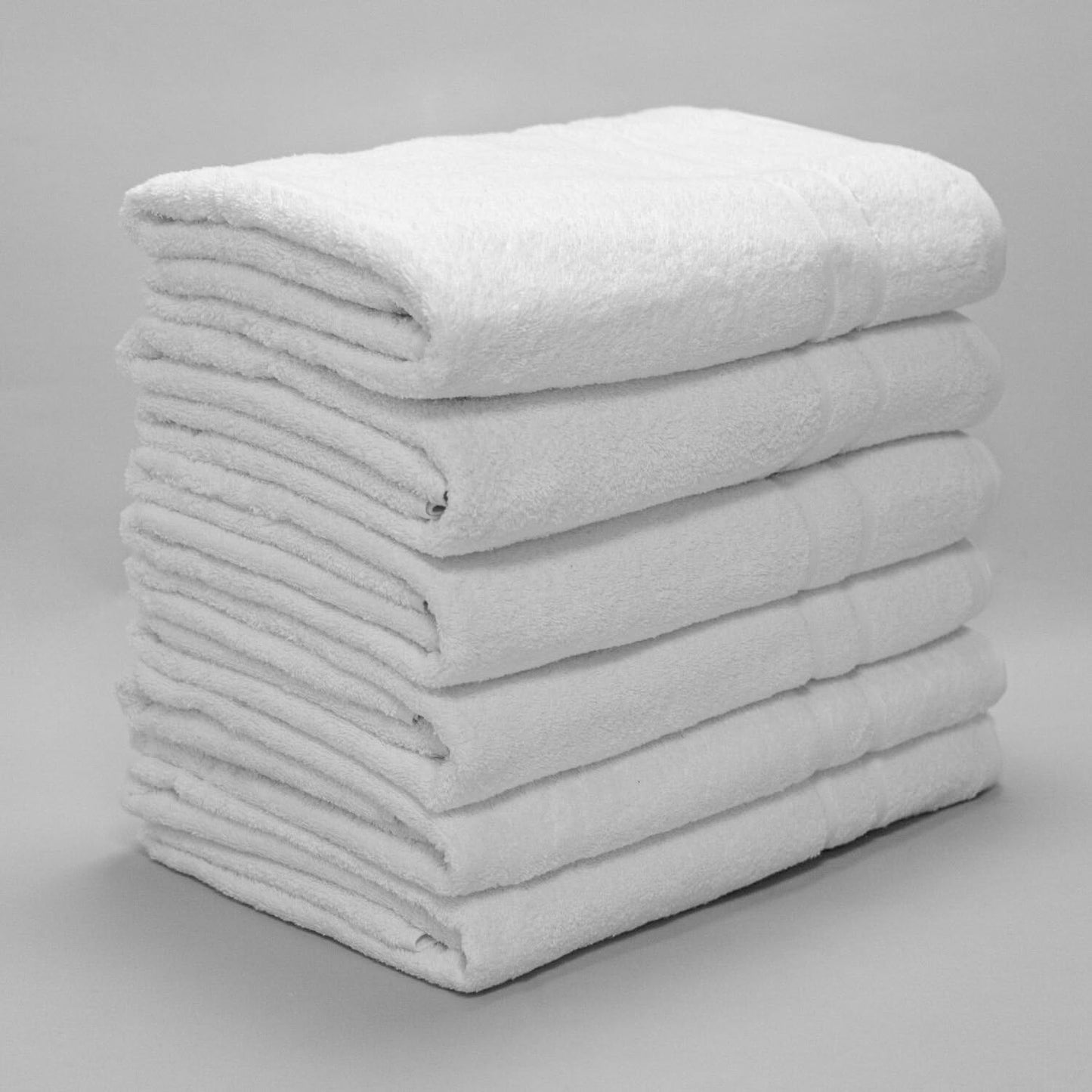 Burrito Blanco Stox10 Guest Towels, Smooth, White, Hand Towels 100 x 150 cm (+ Available Dimensions), 100% Cotton Terry Towelling, 480 g/m²