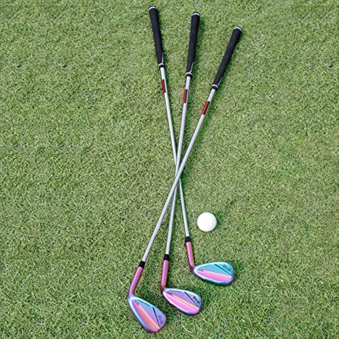 WENGH Golf Wedge Set for Men Right Handed –Including 52 56 60 Degree Golf Wedges-35 inches-Available in Black and Rainbow
