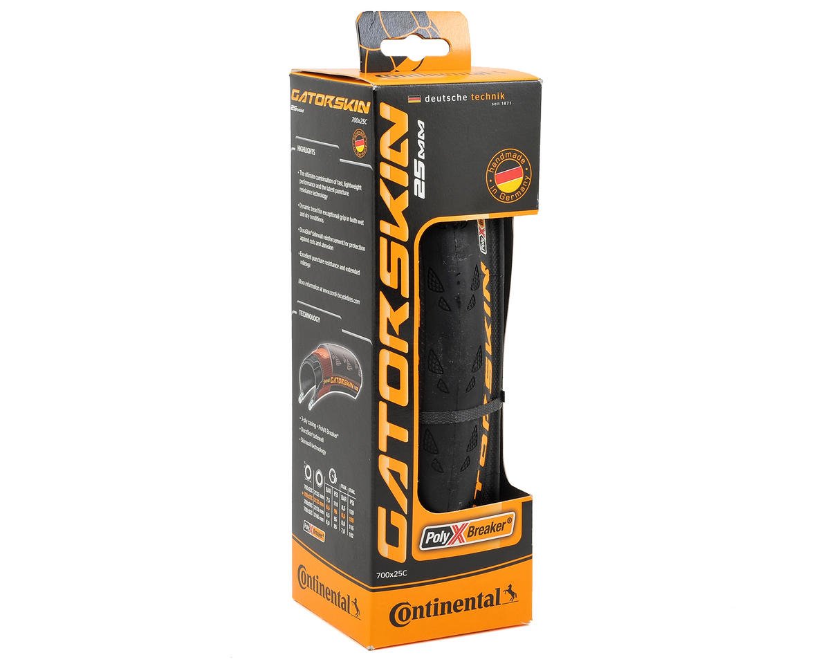 Continental Gatorskin Rigid Bicycle Tire, 700 x 23 C, 23-622, Unisex Adult Black