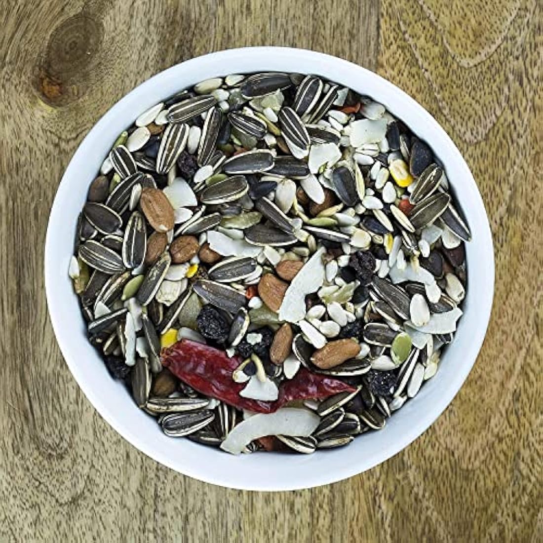 Parrot Food Seed and Nut Mix 3.6kg - Natural Healthy Feed For Parrots Incl African Greys - SeedzBox - Banana Pumpkin Seeds Peanuts and Whole Oats - Fats and Fibre - Donation to OneTreePlanted