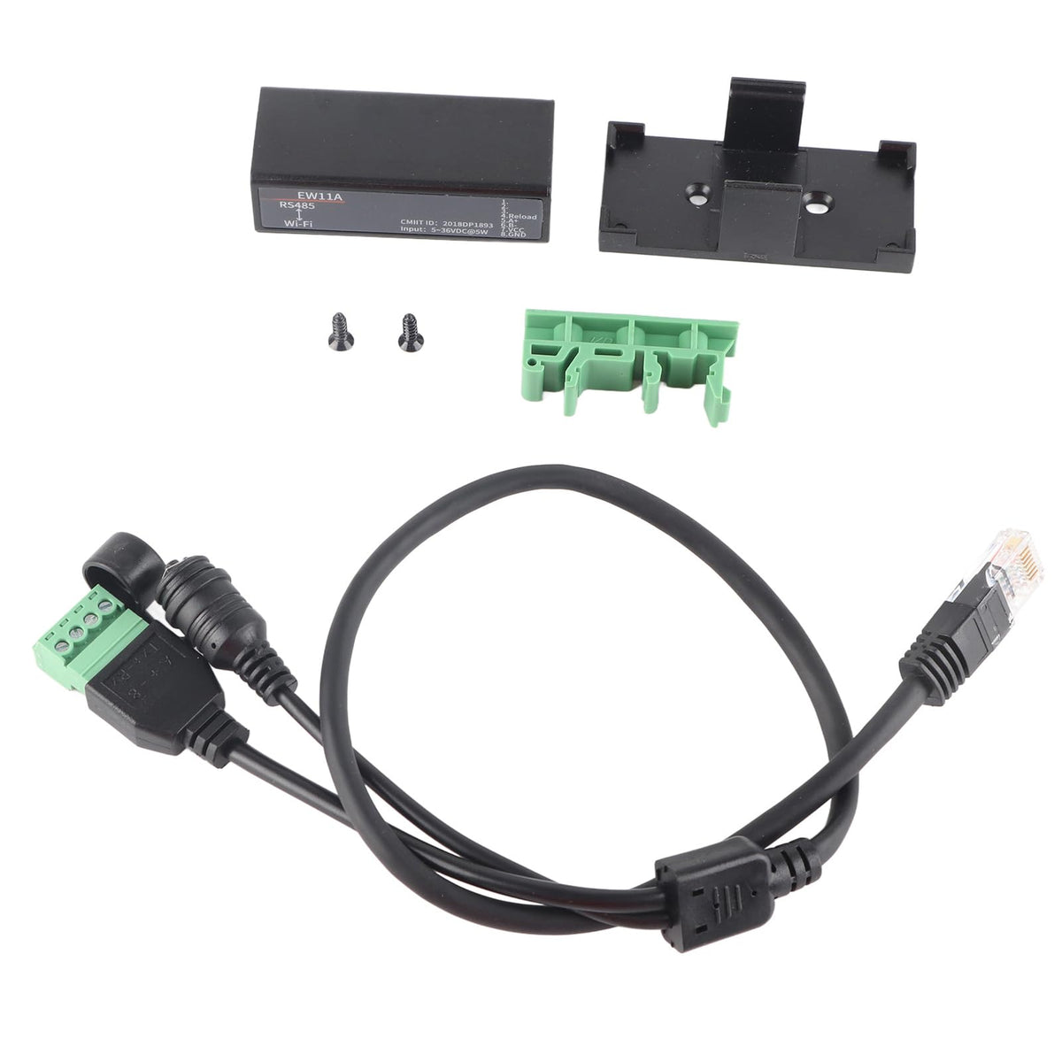 Hyuduo High-Performance Serial Device Server for RS485 to Wi-Fi Converter with RJ45 Interface Wireless Communication Module for Industrial Automation