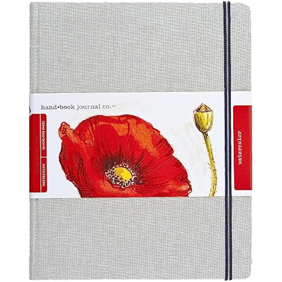Speedball Linen Watercolour Journal 300gsm, Grand Portrait, White, 10.5 x 8.25, For Painting, Drawing, Students, Artists, Journaling