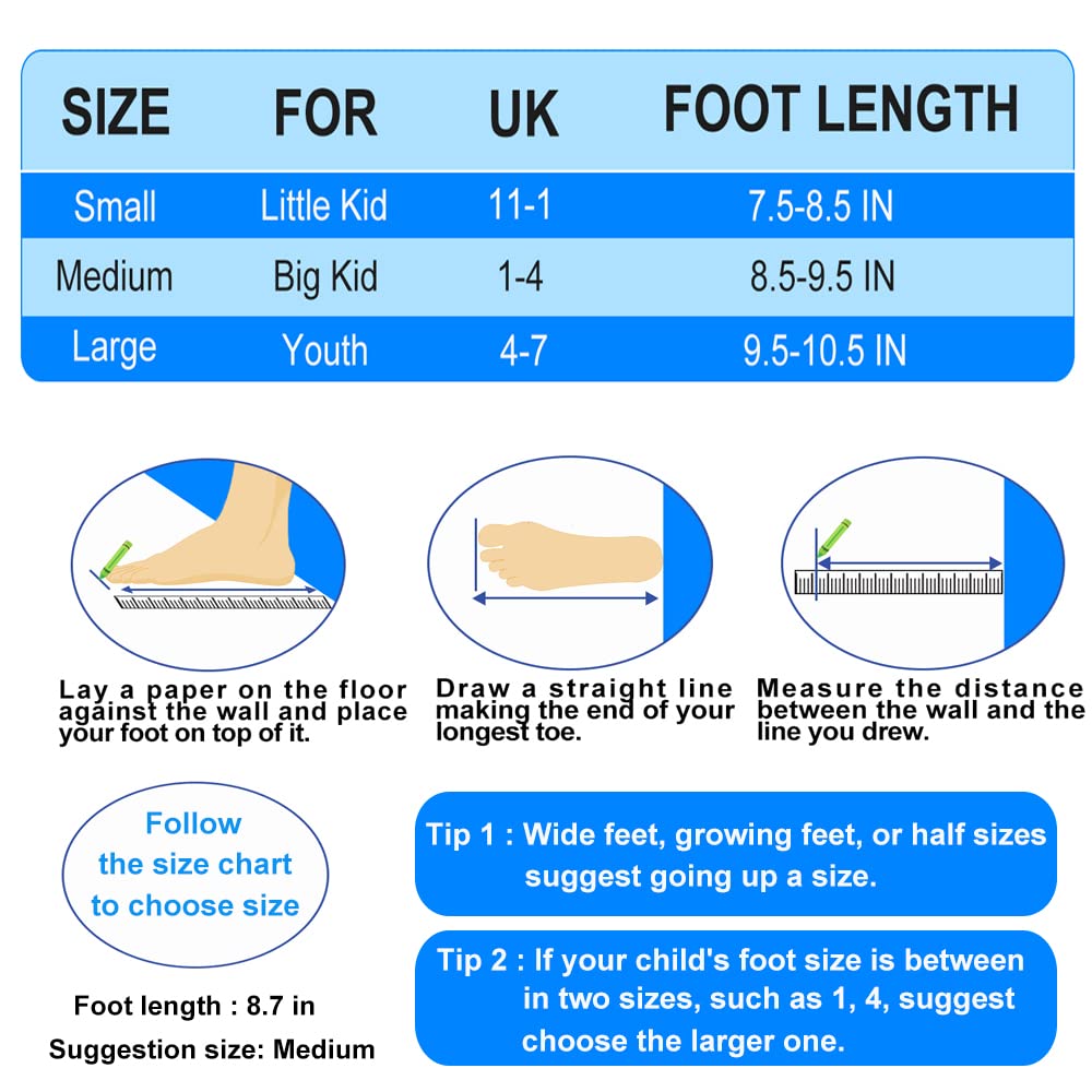 Kids Roller Skates for Boys Girls Children Beginners, 4 Sizes Adjustable Roller Skates for Child Toddler Ages 4-6-12 with 8 Light up Wheels (Large -