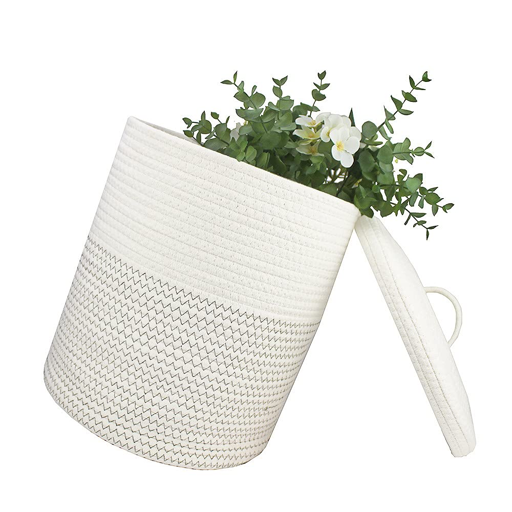 Yimi's Dream Woven Basket with Lid - HX