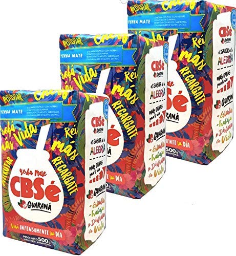 Yerba Mate Tea CBS? Guarana CBS (3 x 500g)