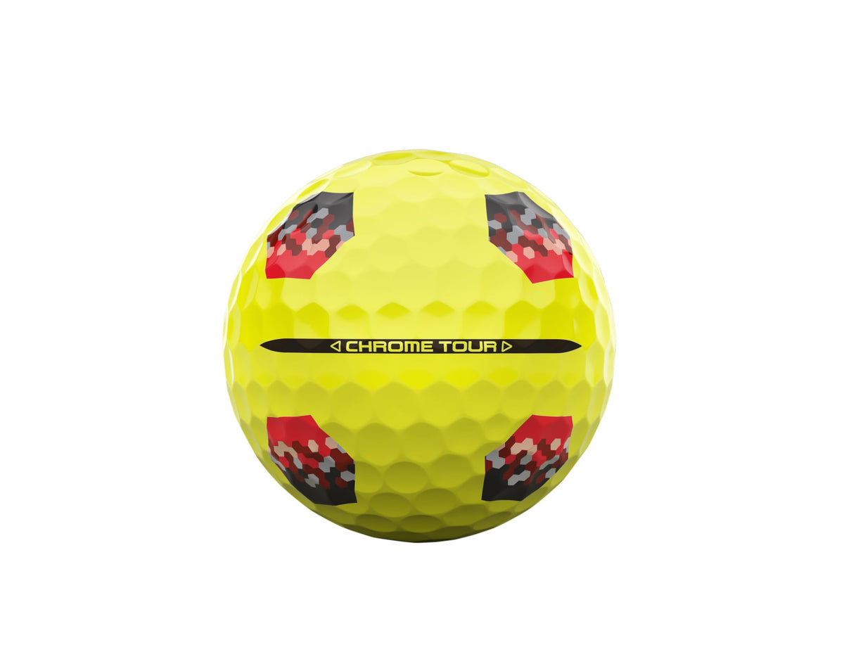 Callaway Golf Chrome Tour Golf Balls (Yellow, True Track)