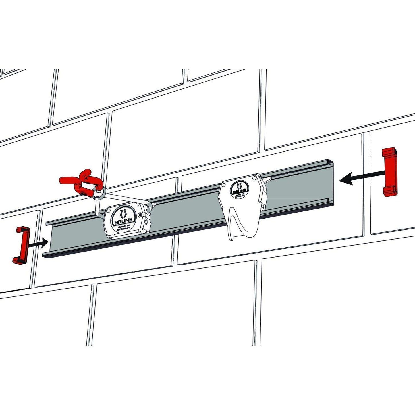 Device Support Bracket BRUNS 5, 0.75 M