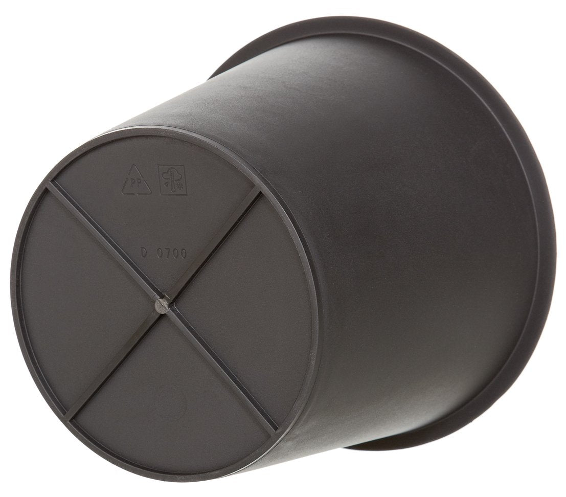 Dehner Universal Plant Pot Diameter 35 cm Height 30 cm Plastic Black