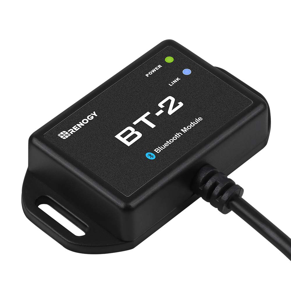Renogy Bluetooth Module with RJ45 Communication Port, Monitoring via Smartphone for Solar Charge Controller(Rover Elite20-40) Smart Lithium Batteries