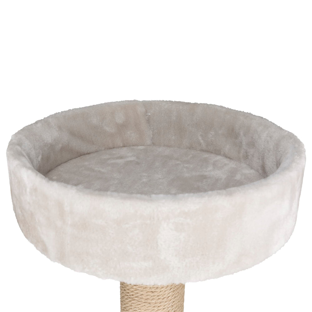 TRIXIE Cat Tree Ivan 32.3 in light grey ? multi-level cat scratching post with cosy lounging areas and robust scratching surfaces, comfortable &