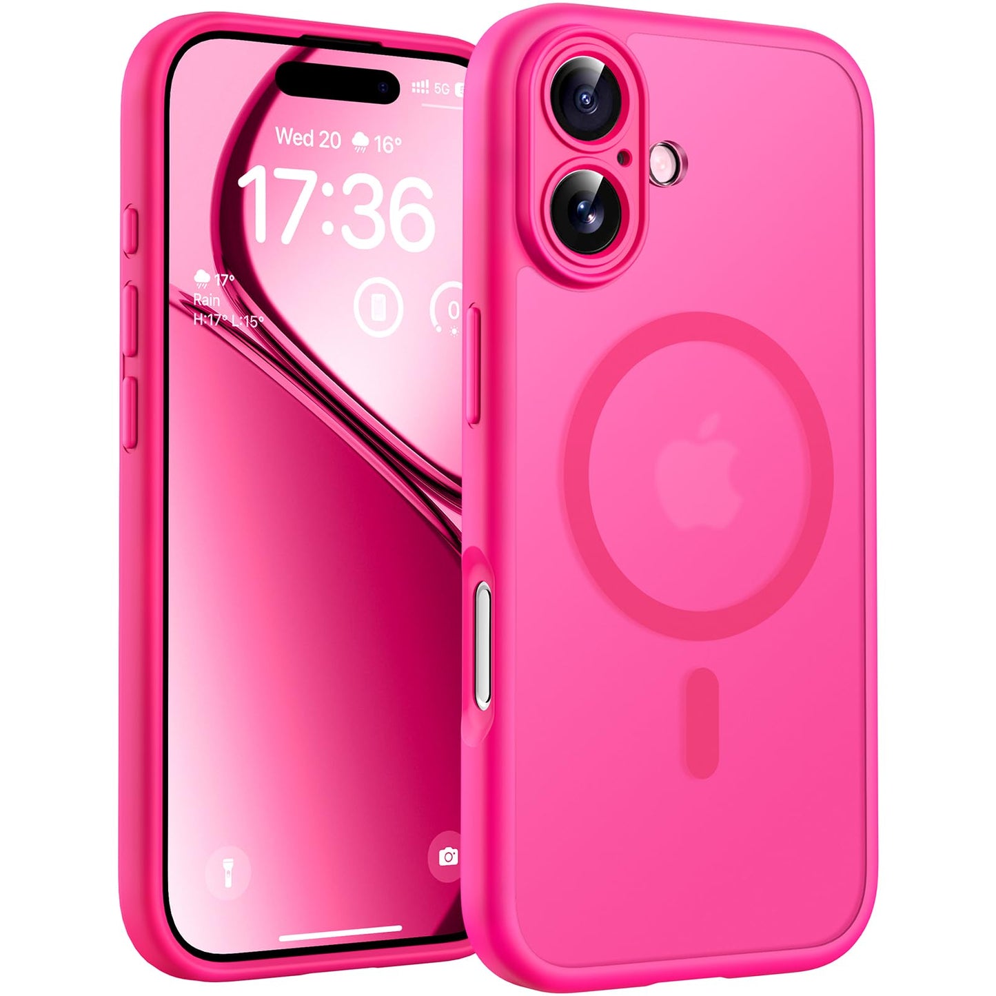TOCOL Magnetic for iPhone 17 Case 6.3-Inch, Compatible with MagSafe, Full Camera Protection, Built-in Magnetic Ring, Drop Protection Shockproof Slim