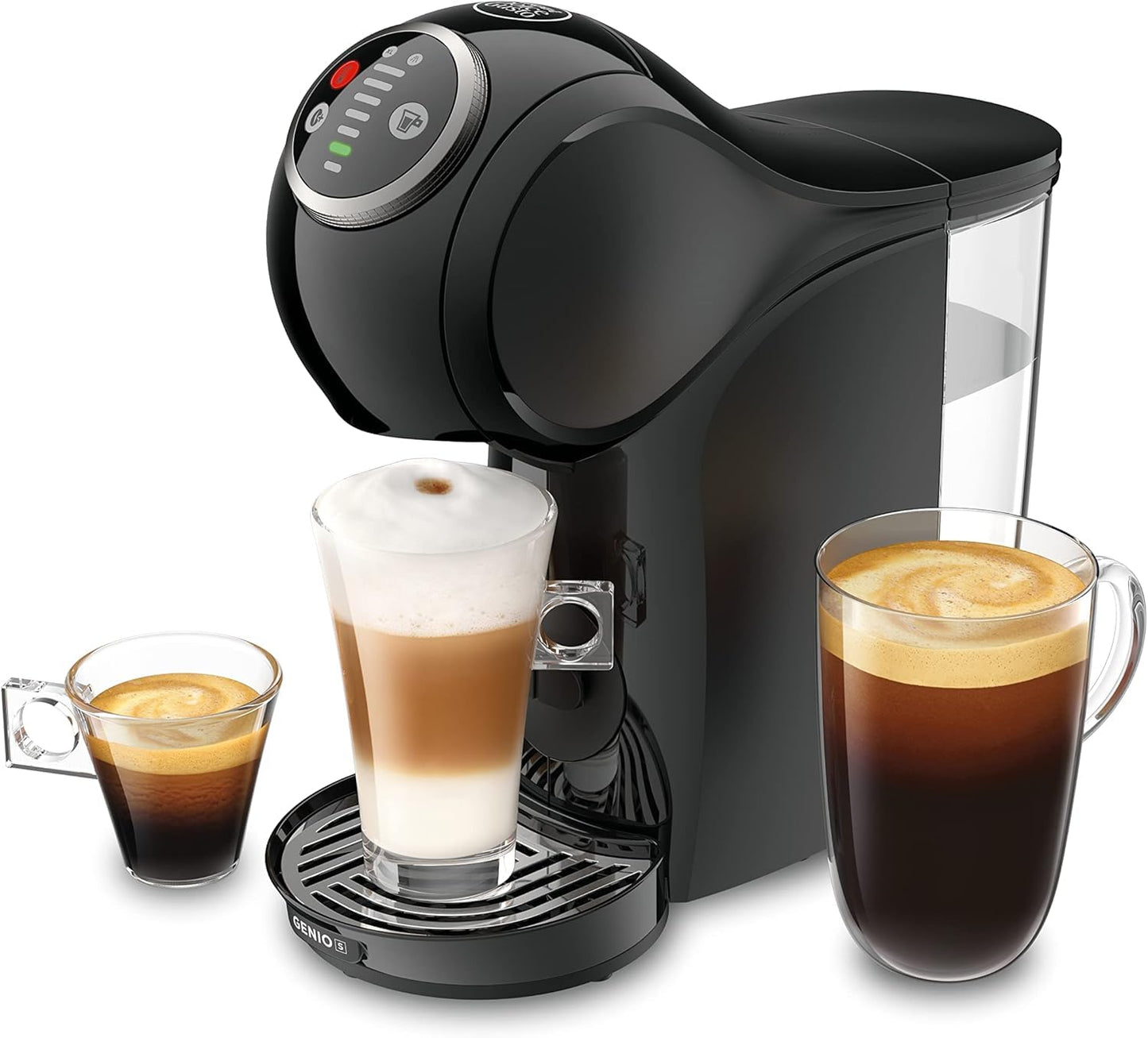 NESCAFE Dolce Gusto Genio S Plus Automatic coffee machine Black by Delonghi