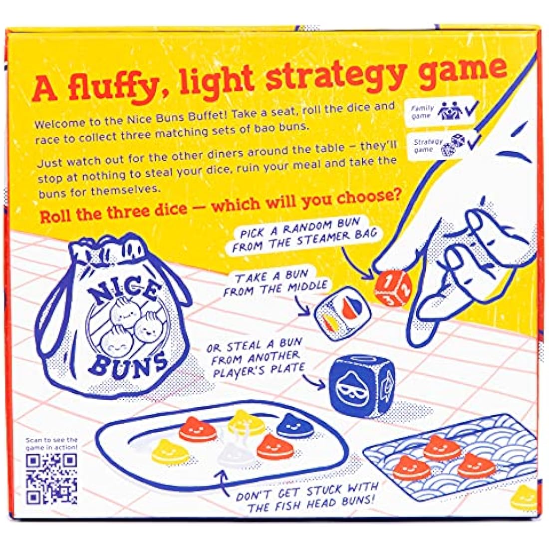 Big Potato Nice Buns: Light Family Strategy Game for Families and Adults