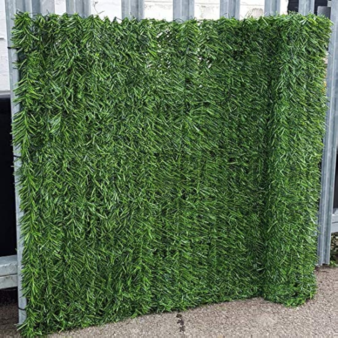 Artificial Conifer Hedge Plastic Privacy Screening Garden Fence 1m High x 3m Long (3ft 3" x 9ft 10")