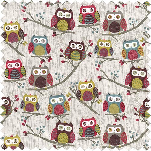 HobbyGift MRL 95 Sewing Box: Large, Assorted, 23.5 x 31 x 20cm, Hoot