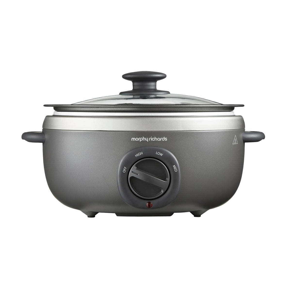 Morphy Richards 460022 Slow Cooker, Aluminium, 160 W, 3.5 liters, Titanium
