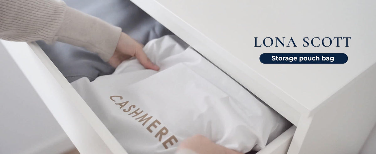 Cashmere Wool Sweater Storage Bag Set