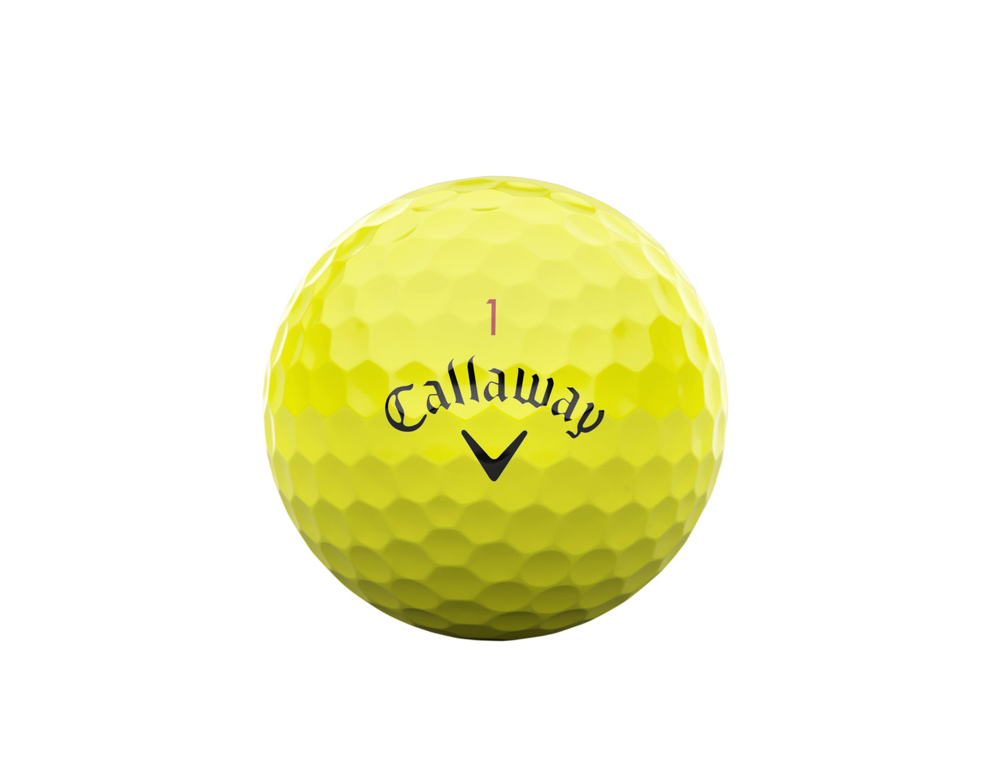 Callaway Golf Chrome Tour X Premium Golf Ball 2024, Yellow