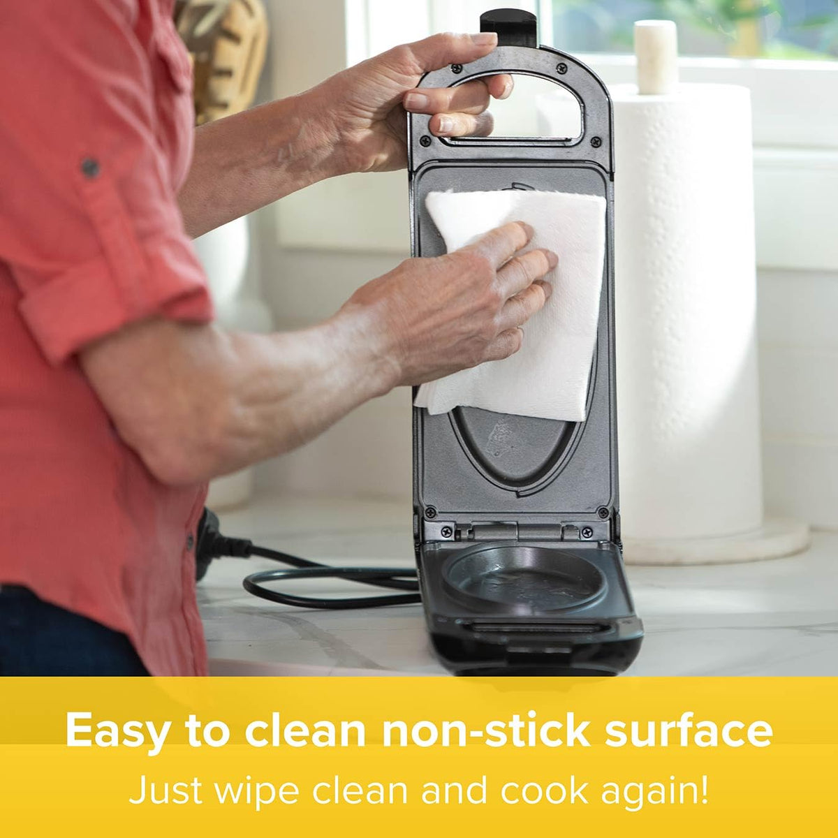 5 Minute CleverChef - 700W - Non-Stick Multicooker - Great for Steaks, Omelettes, Toasties, Pizzas & Dessert Maker - Free Drew&Cole Recipe App - Quick