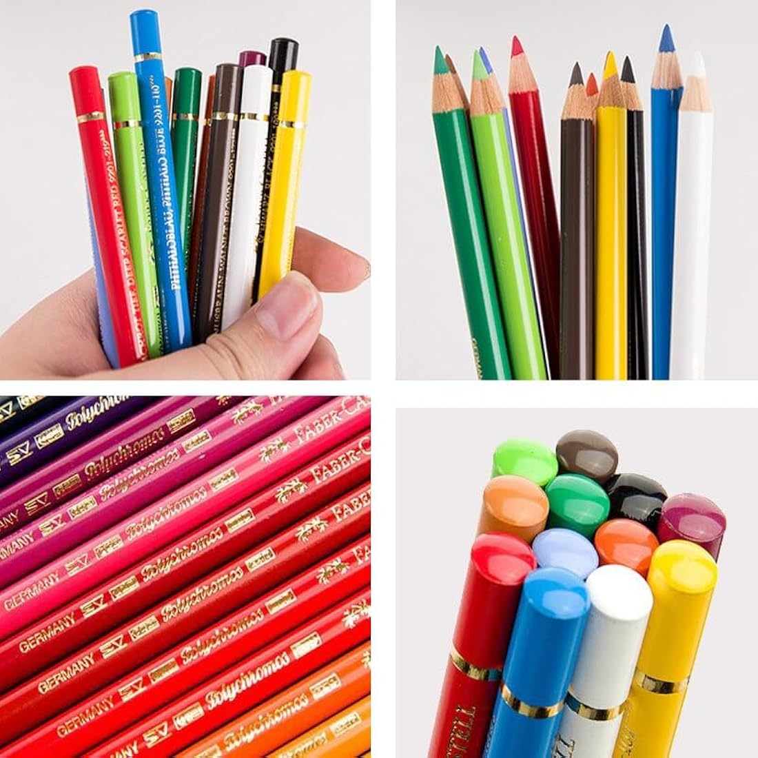 Faber-Castell Art & Graphic Polychromos Colour Pencil, Multicoloured, Tin Of 24, For Art, Craft, Drawing, Sketching, Home, School, University, Colouring