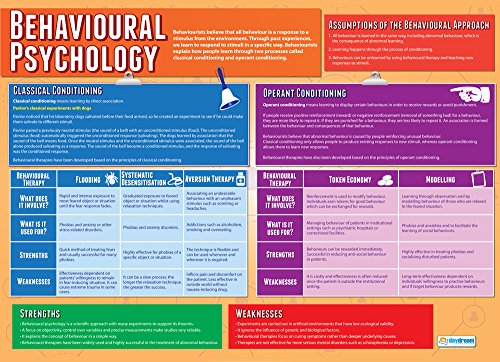 Daydream Education Psychological Approaches Classroom Posters - Set of 5 - EXTRA LARGE - A1 (850mm x 594mm) - Gloss Paper - Psychology Secondary School Wall Charts