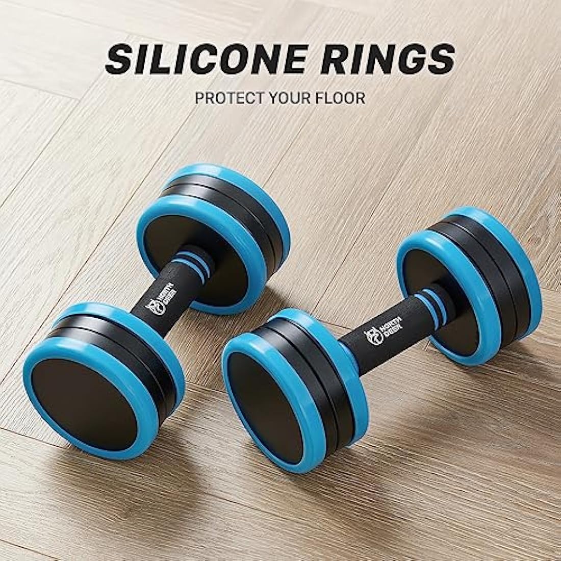 Northdeer Dumbbell Barbell Set 10kg Pair - 2.5kg 3kg 5kg 5.5kg 7.5kg 8kg 10kg - Adjustable Dumbbells V2.0 with Barbell Home Gym Workout