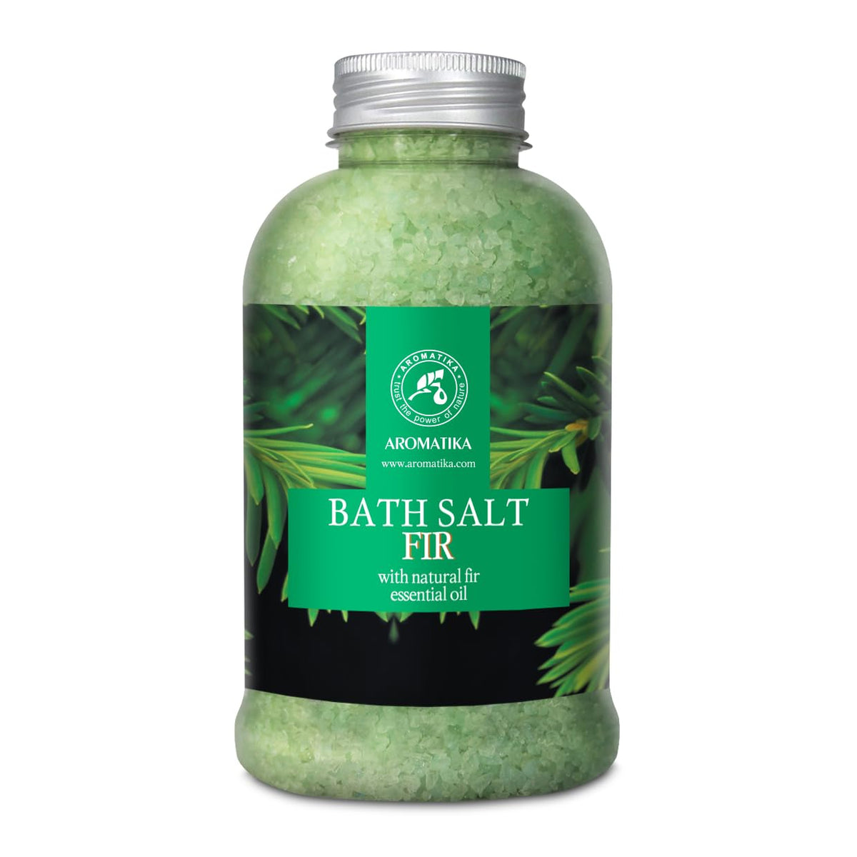 Pine Bath Salt w/Natural Fir Essential Oil 600g - Natural Bath Sea Salts - Coniferous Salts - Best for Bath - Good Sleep - Relaxing - Body Care -