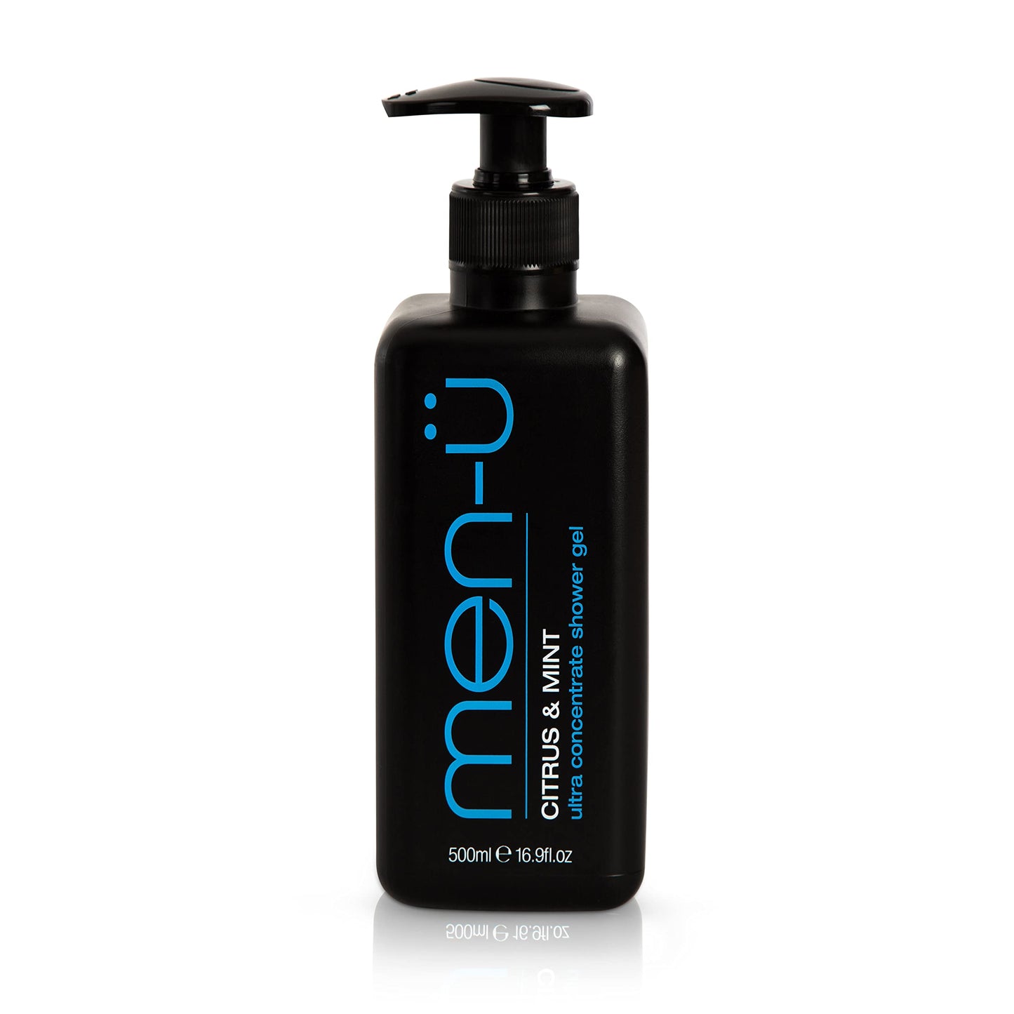 men-? Mens Shower Gel Tank with Pump, Long Lasting Ultra Concentrate Formula, Lasts Upto 6 Months Citrus Fragrance and Mint & Menthol to Invigorate,
