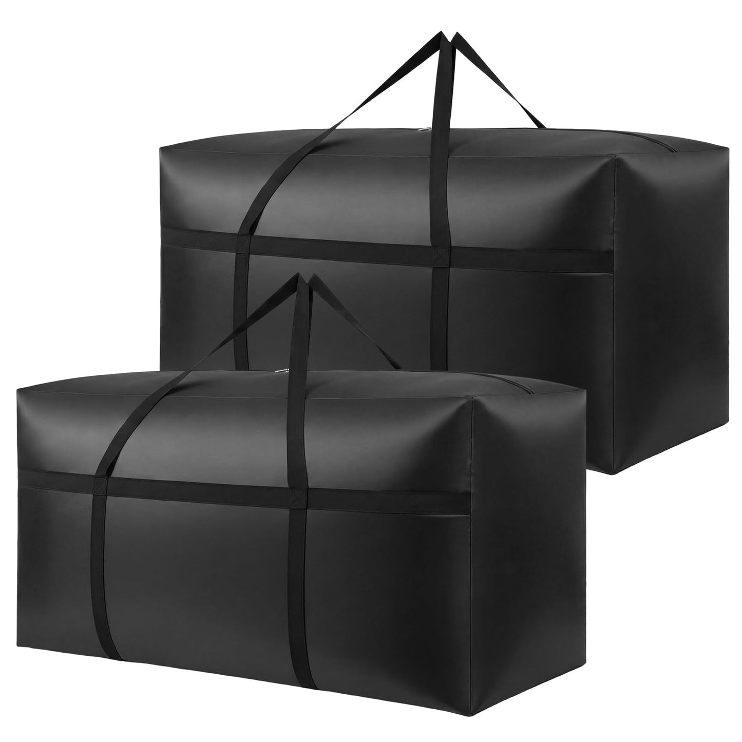 2 Pack 300L Oversize Moving Bags, Storage Bags, Moving Box with Zip, Blue