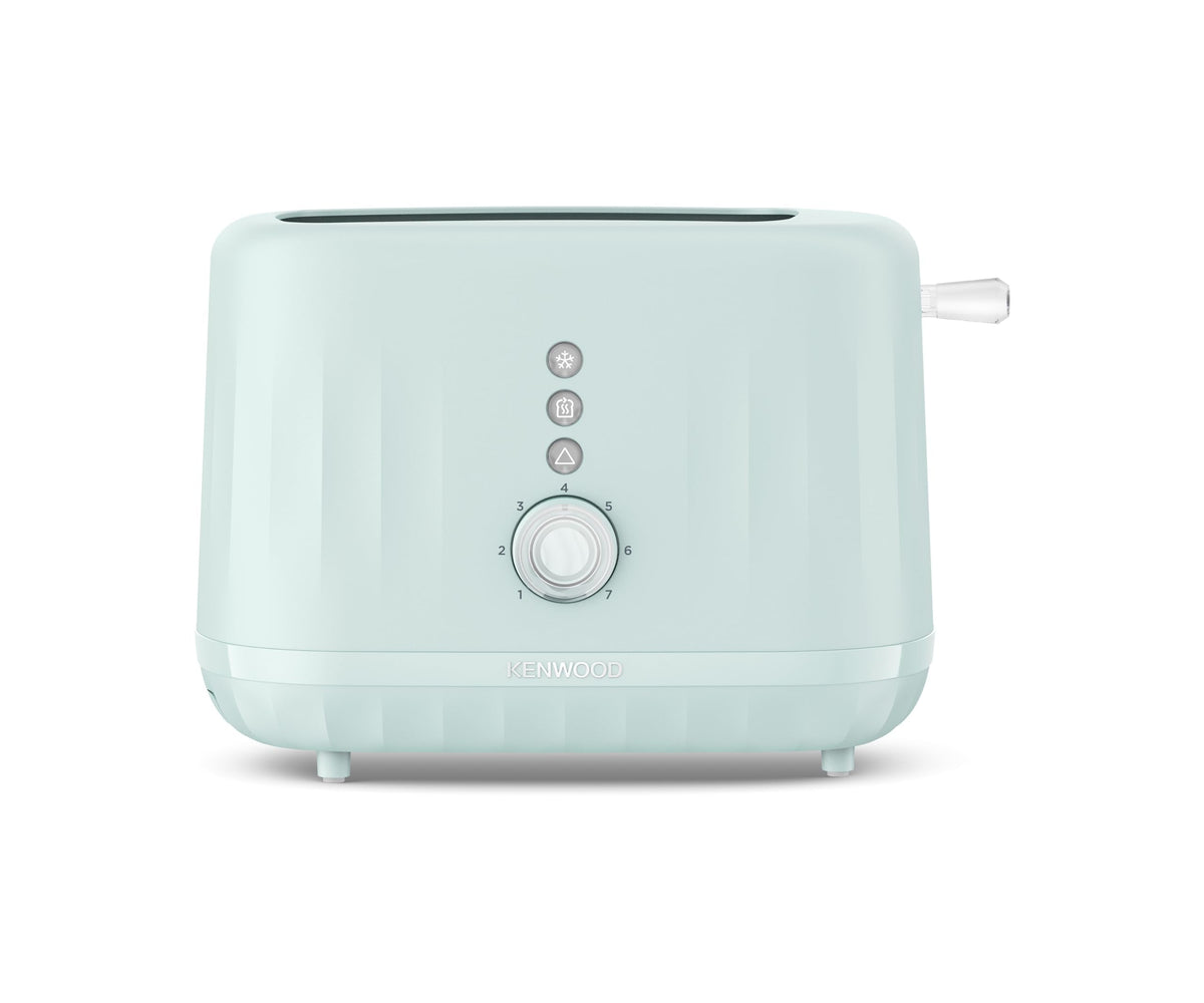 Kenwood Ripple Toaster TCP06.000BL, 2 Slot Toaster with 7 Browning Settings, Reheat, Defrost and Cancel Functions, Pull Crumb Tray, Cord Storage,