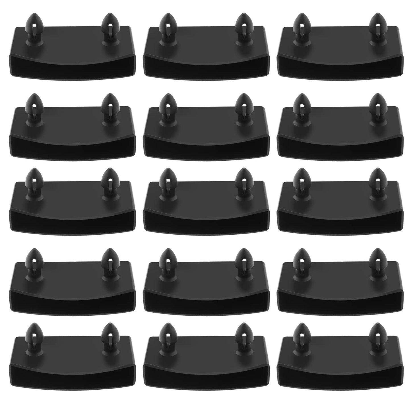 EMSea 50PCS Bed Slat End Caps Bundles Plastic Holders 2 Pins Sides Centre Ends Fixings for Securing Metal Beds Leather Beds Wooden Beds Sofa Beds