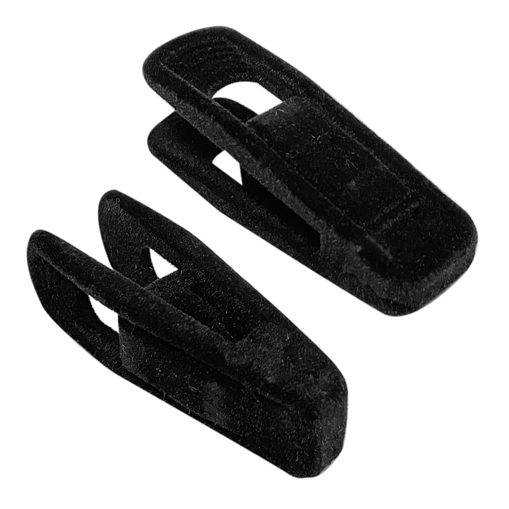 Yyyuluo 20 PCS Velvet Hangers Clips Non-Slip Clothes Pins Set Slim Line Strong Finger Clips Removable Trouser Clip for Fixing Pants Skirt Cloth