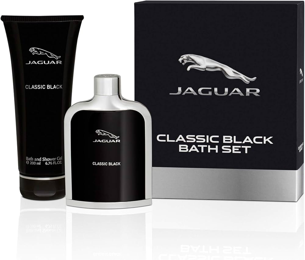 Jaguar Classic Black Gift Set 100ml EDT + 200ml Shower Gel