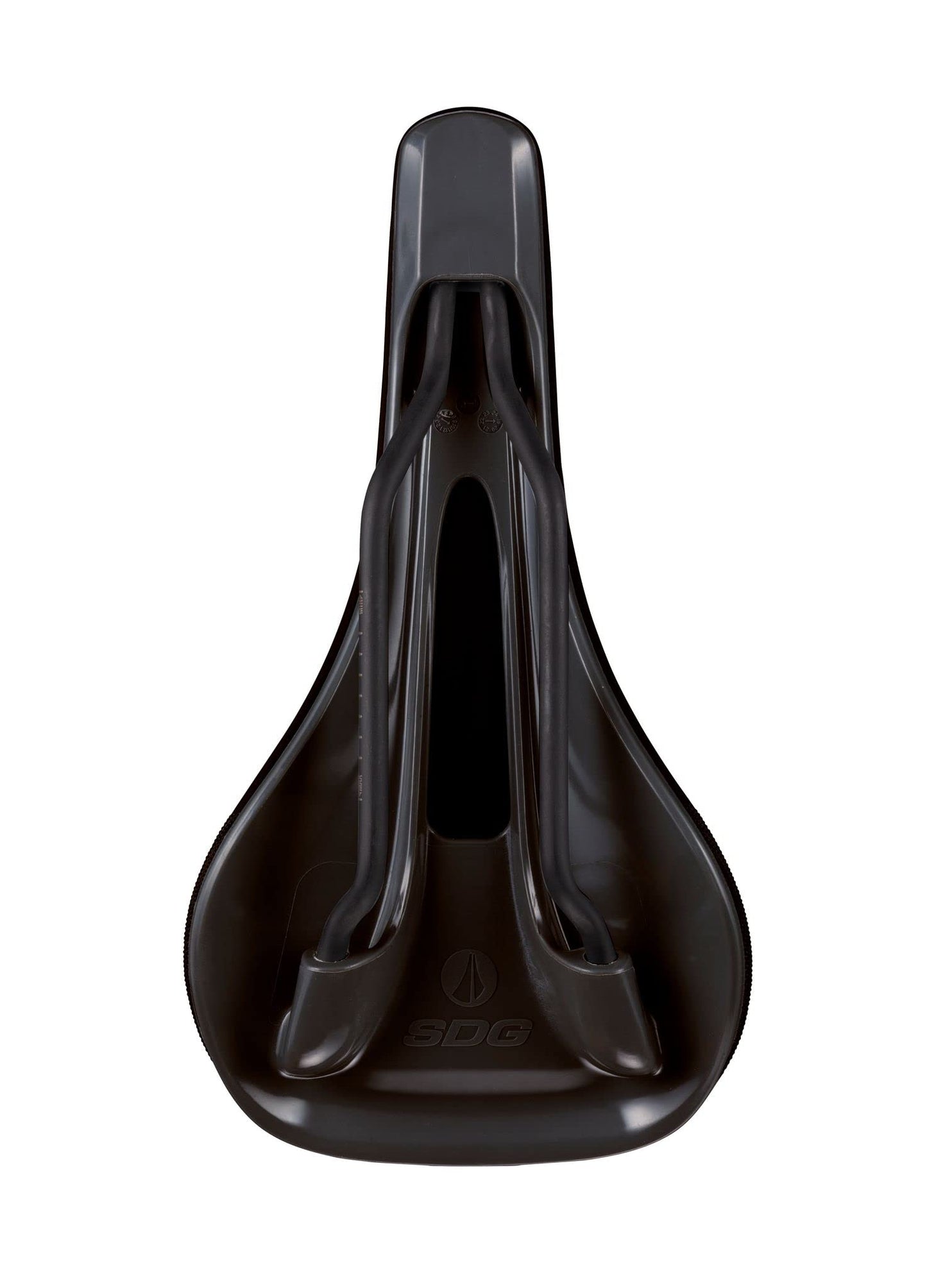 SDG BEL AIR 3.0 LUX-ALLOY RAIL SADDLE Black Microfibre Top / Black Base,140mm