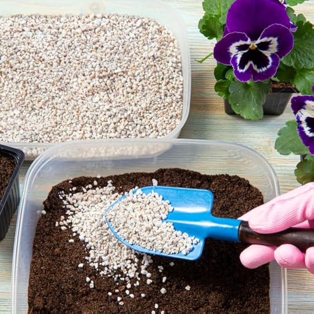 Premium Horticultural Perlite 3-5mm Potting Compost, 1L, 2L, 5L, 10L (10L)
