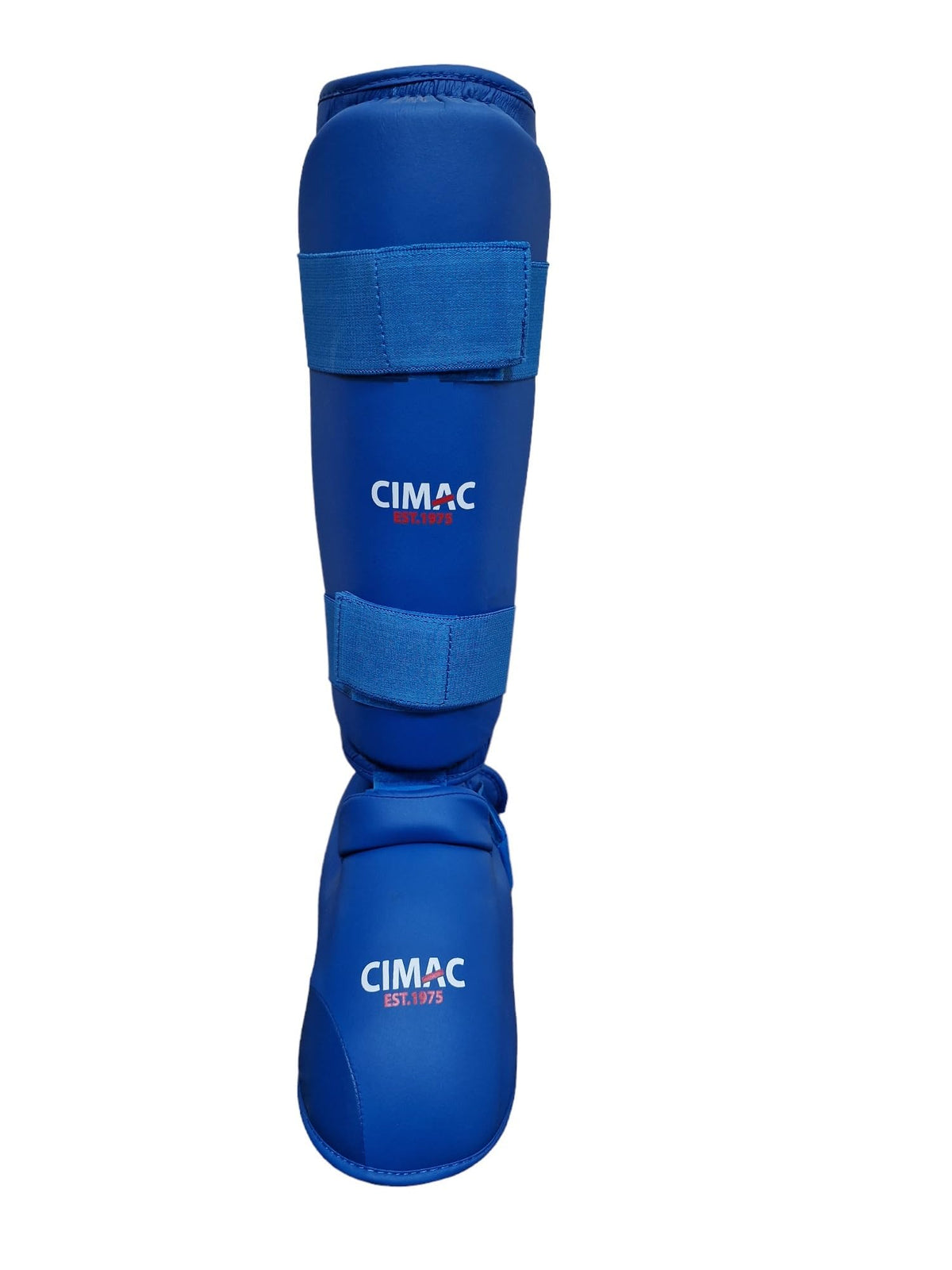 Cimac Karate Shin, Foot Protector With Removable Instep Pads. Martial Arts Training, Sparring, Fighting, Practice, Secure Close, Ultimate Protection