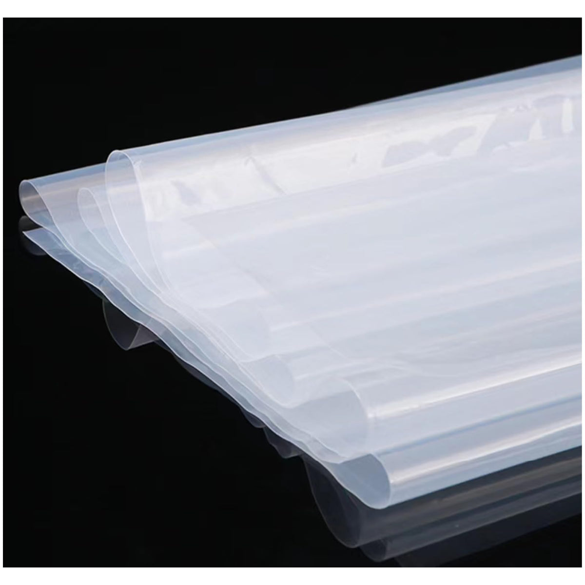 3M X 4M Heavy Duty Polythene Plastic Sheeting, 1120G Thickened Garden Grow Polythene Cover Sheets for Gardening Insulation and Building Rubble