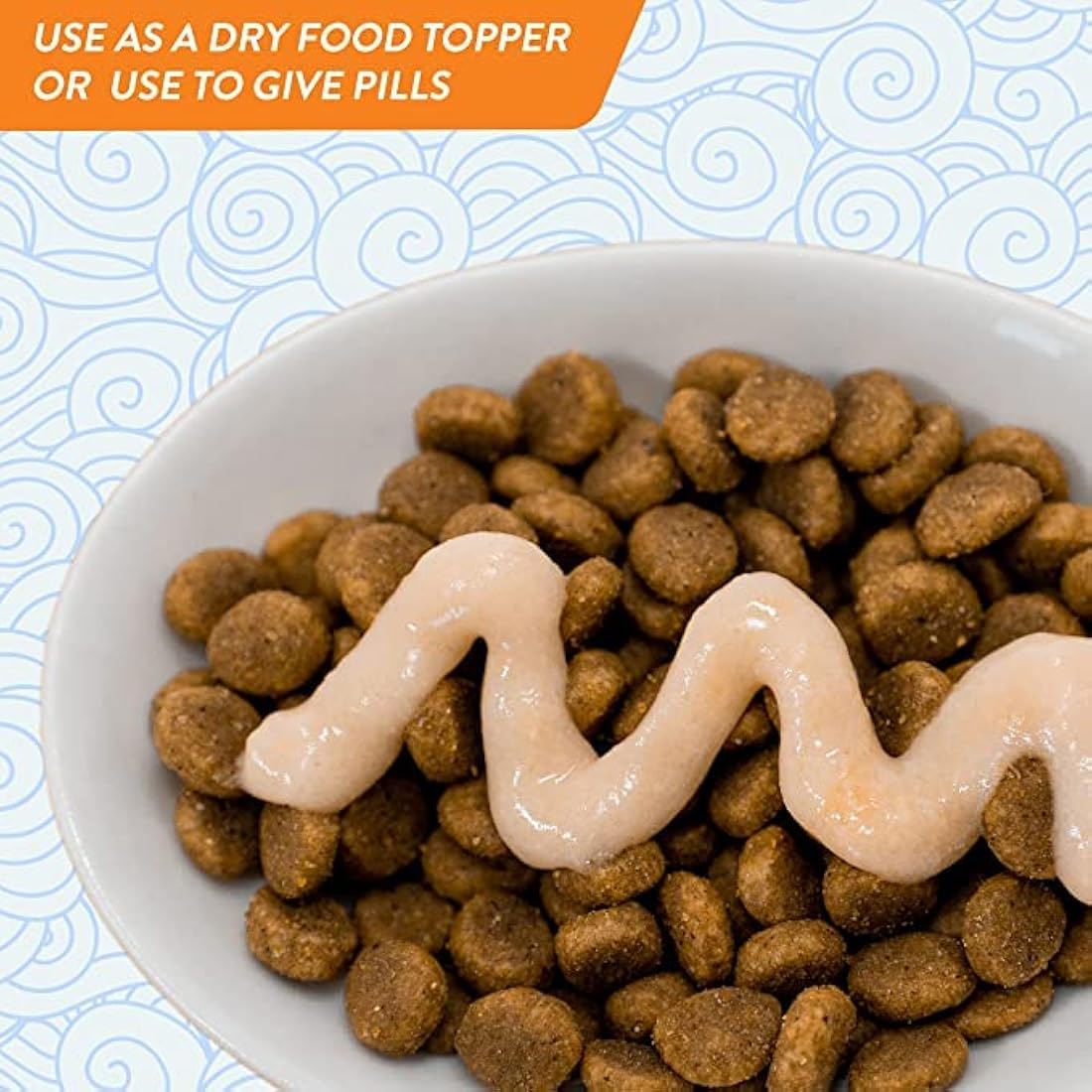 Churu Skin & Coat by INABA Cat Treat - Tuna with Scallop - 12 Packs (48 x 14g total) / Soft & Creamy Treat, Delicious & Healthy Snack, Purée Food Topper, Natural, Grain Free
