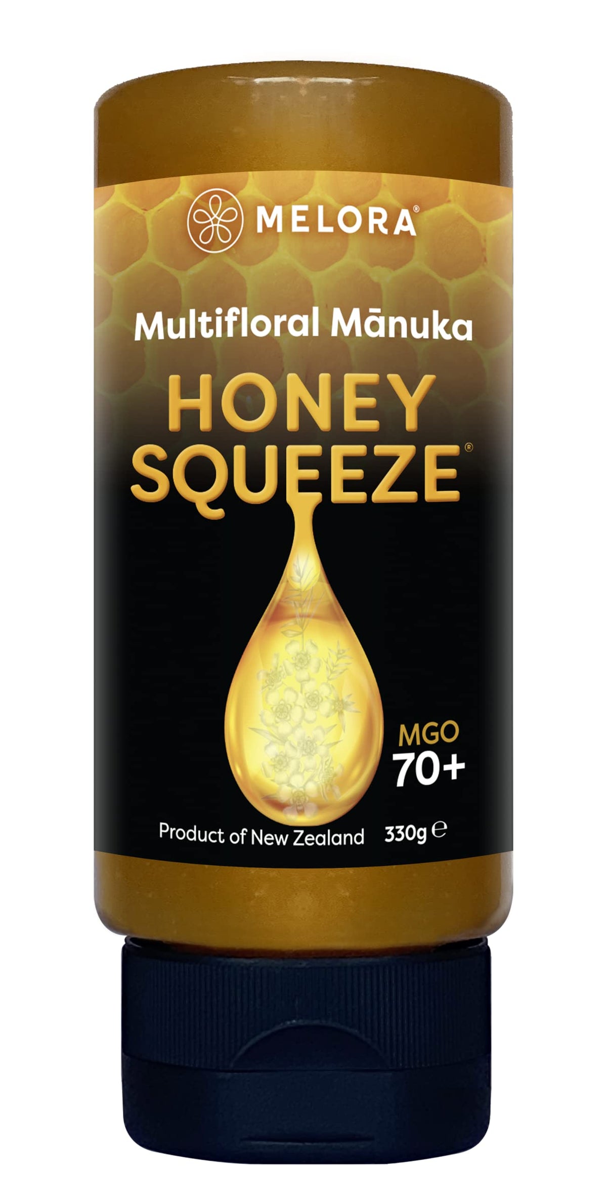 Melora 100% Pure & Certified M?nuka Honey Squeeze Bottles (Original)