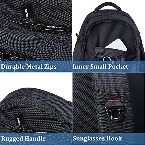 POWER KING Hiking Backpack 30L, Lightweight Casual Backpack for Men Women, Outdoor Travel Daypack for Camping Mountaineering Walking Cycling Climbing Sport