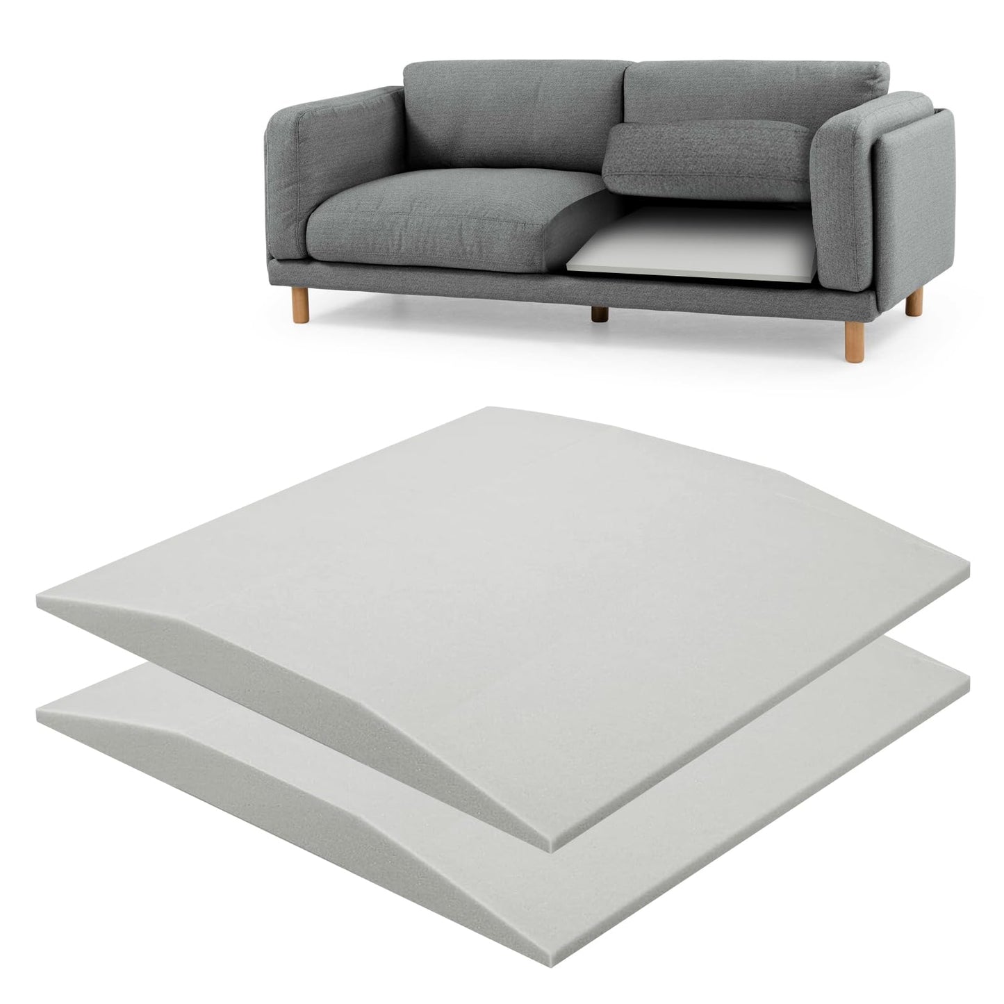 LIROPAU 50 x 50 x 5 cm Foam Cushion Couch Cushion Support
