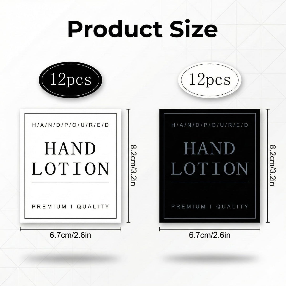 Hopzab 24 PCS Waterproof Bottle Labels Minimalist Style Labels for Hand Soap, Lotion, Shampoo, Conditioner, Dish Soap and Mouthwash