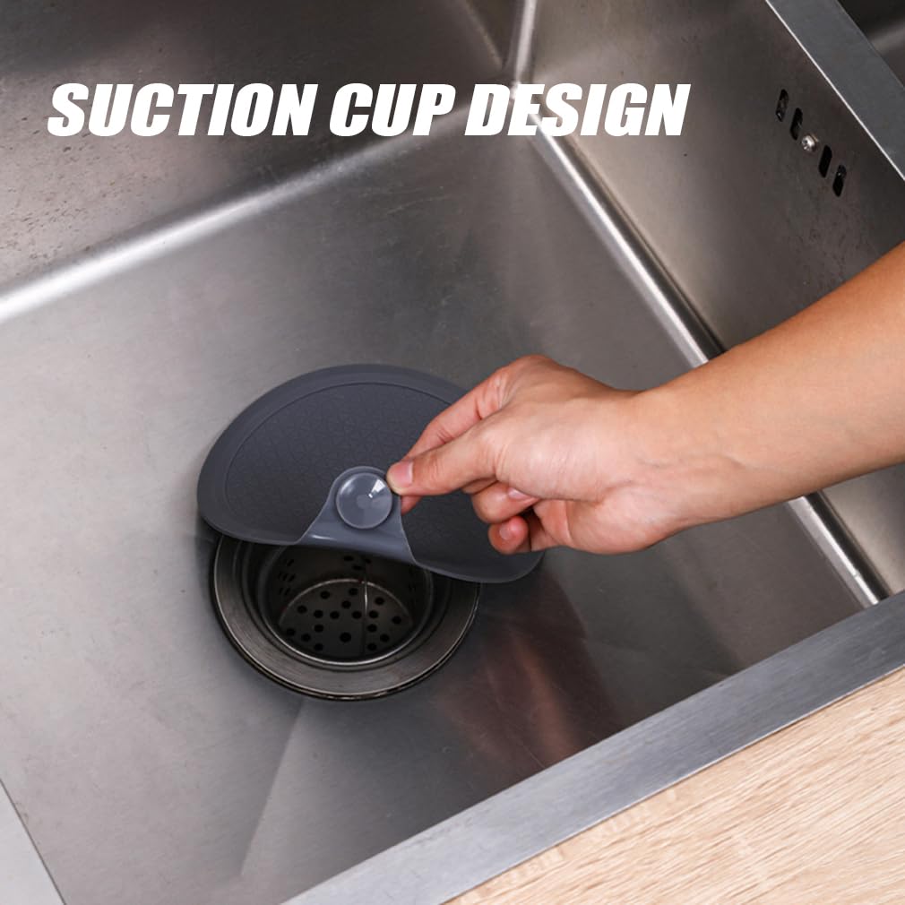 2 PCS Silicone Bathtub Stopper, 6" Diameter Universal Sink Plug, Bath Plug, Bathtub Stopper, Universal Shower Drain Tub Stopper for Kitchen, Sink