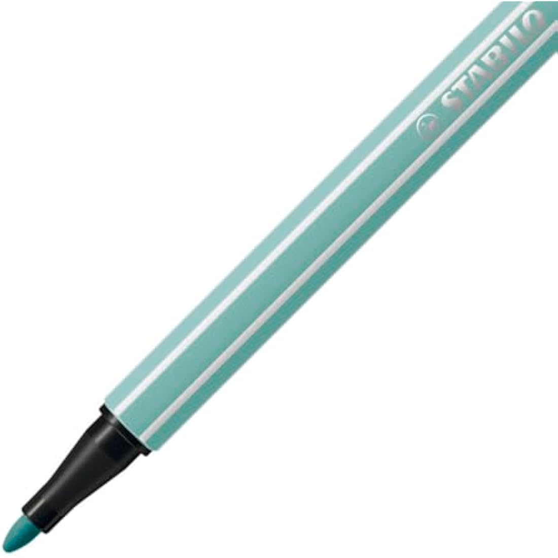 STABILO Pen 68 - Premium Fibre-Tip Pen - Pack of 10 - Eucalyptus