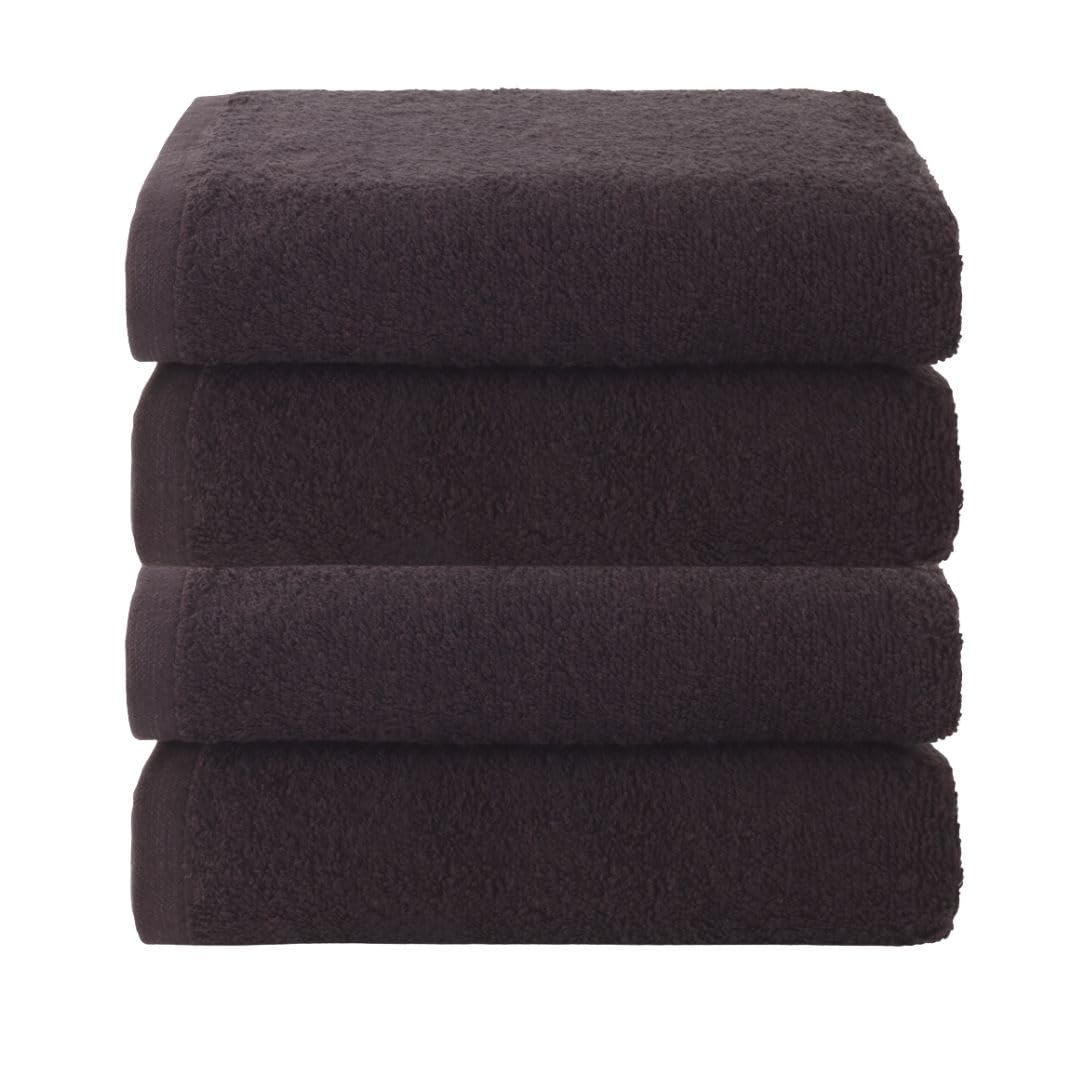 Top Towel Plus Set of 4 Bath Towels and Washbasin 100% Cotton | Soft, Absorbent and Durable Towels 50 x 100 cm | Ideal Set for Modern Bathroom