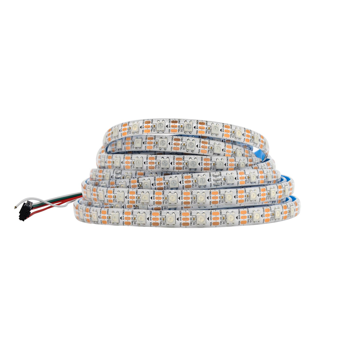 icever WS2812B LED Strip for PC 5m RGB 5050SMD, Addressable Independent Pixels, PCB Black Elastic, Spectacular Color for Addressable LED Strip - DC5V