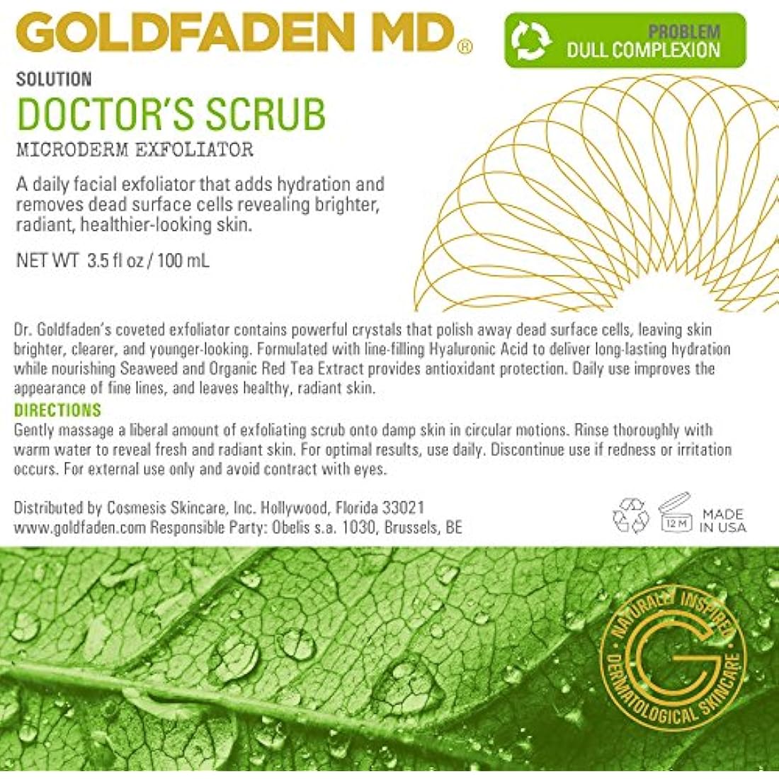 GOLDFADEN MD Doctor Face Scrub 4ml